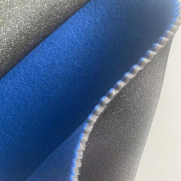 POLYESTER KNITTING FLEECE FABRIC WITH FIRE RESIST SPONGE