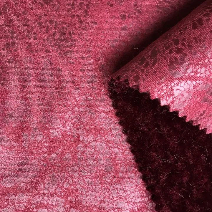 Faux Suede With Fleece Fabric