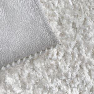 Polyester Pu tawv nrog plaub ntaub