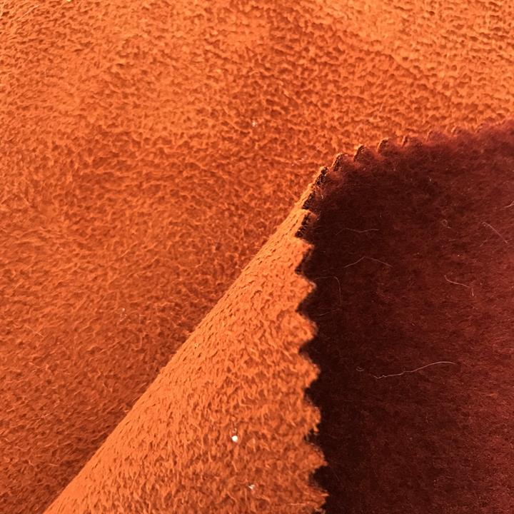 Suede With Fleece Fur Fabric